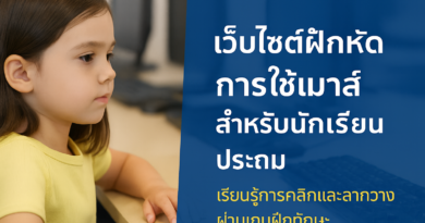 เว็บไซต์ฝึกหัดการใช้เมาส์สำหรับนักเรียนประถม: เรียนรู้การคลิกและลากวางผ่านเกมฝึกทักษะ